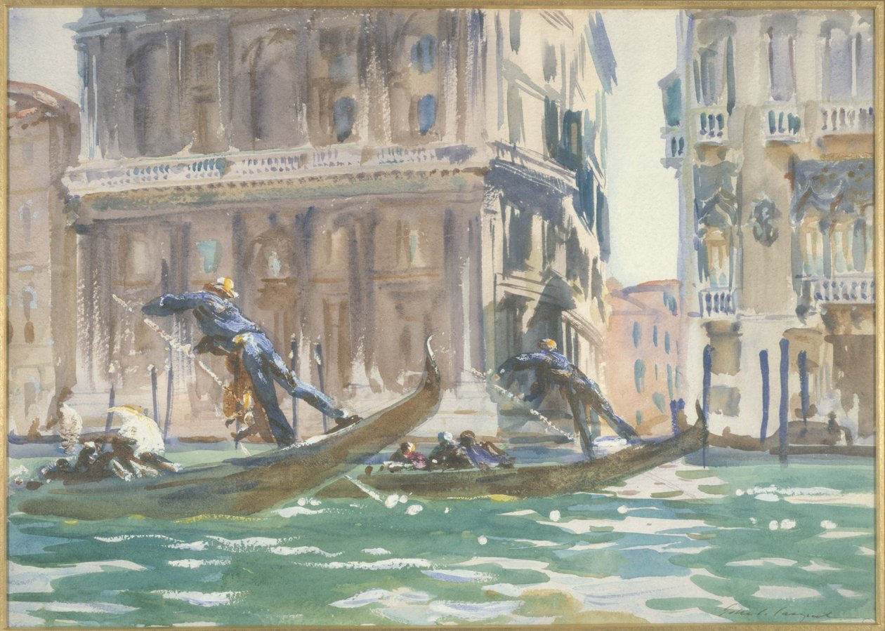 Utsikt över Venedig av John Singer Sargent