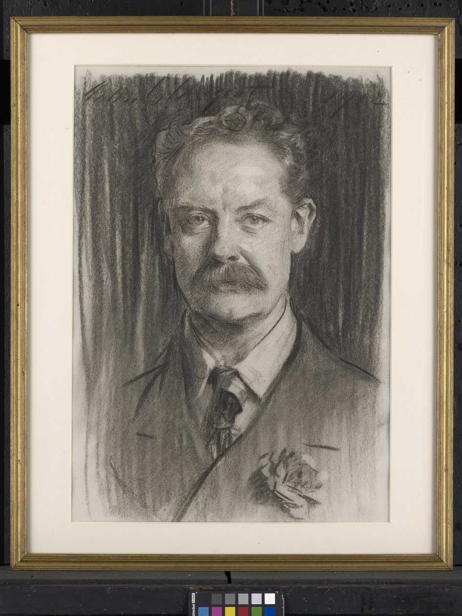 William Henry Grenfell, 1912 (kol på papper) av John Singer Sargent