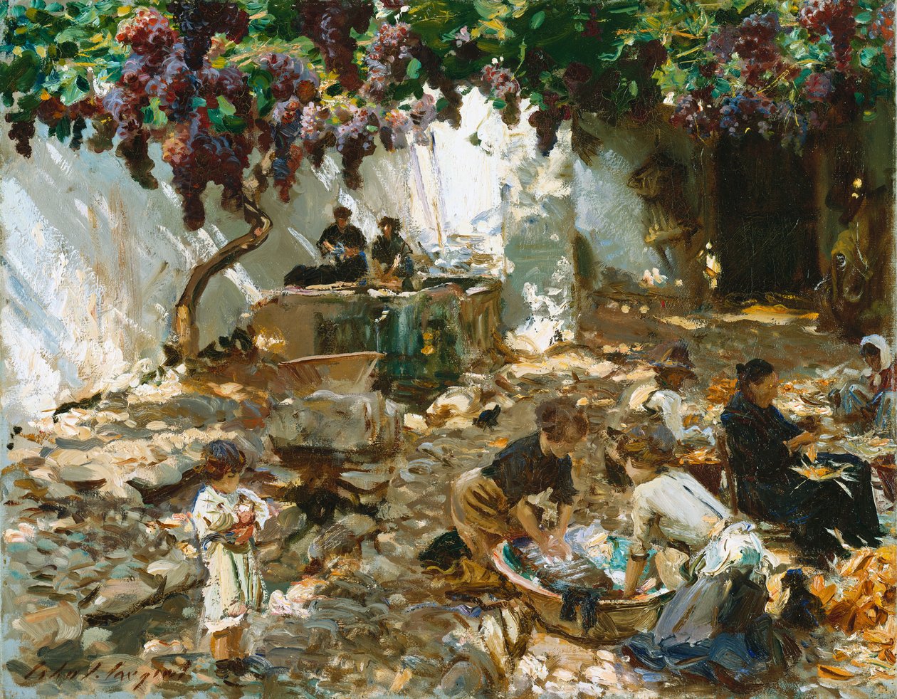 Kvinnor på jobbet av John Singer Sargent