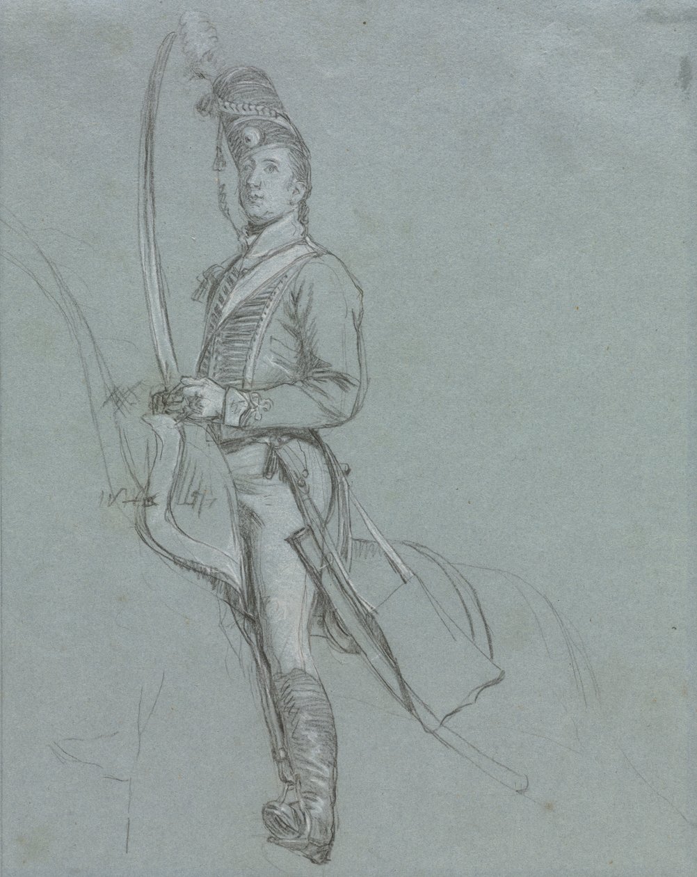 En husarofficer till häst av John Singleton Copley