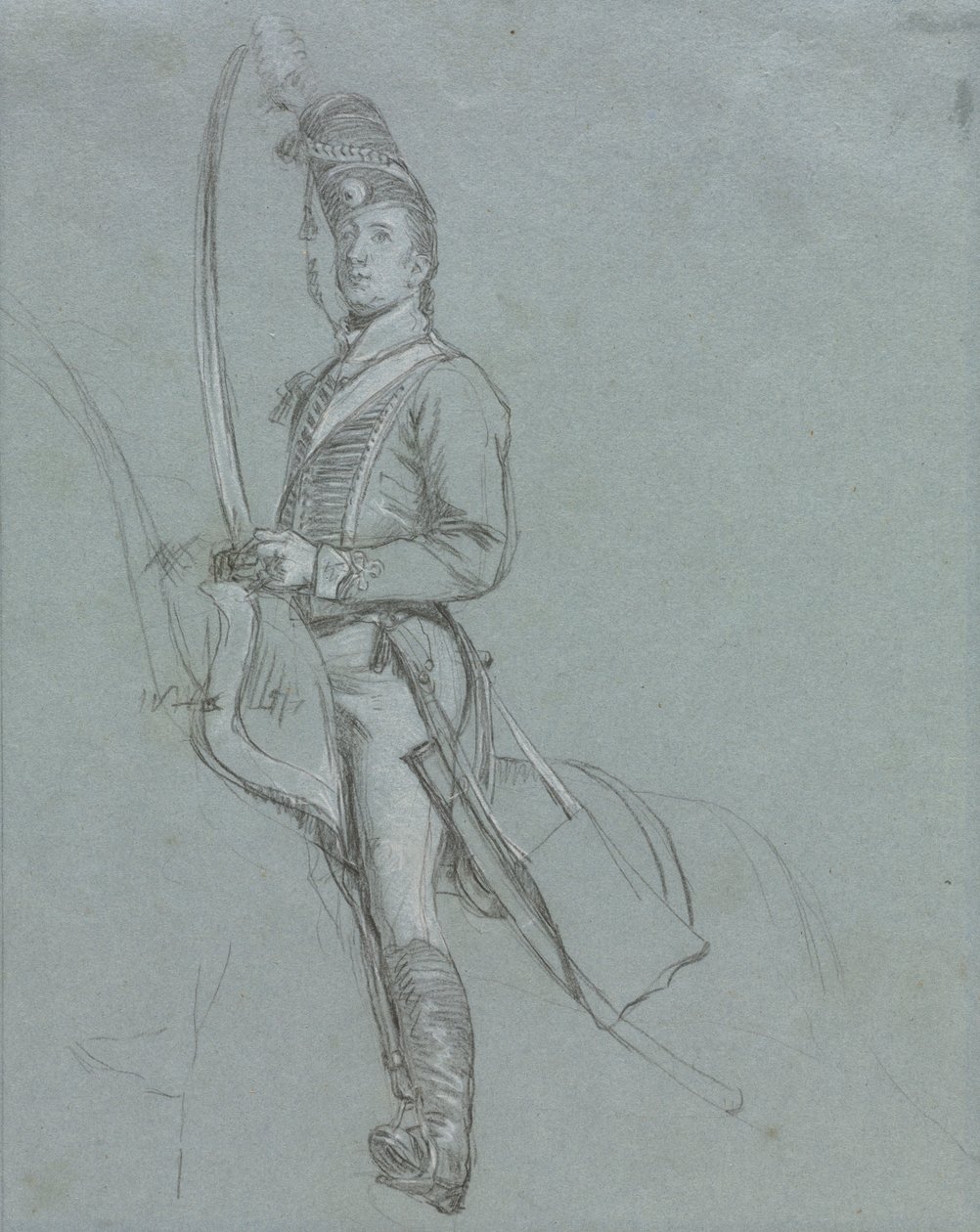 En husarofficer till häst, 1812. av John Singleton Copley