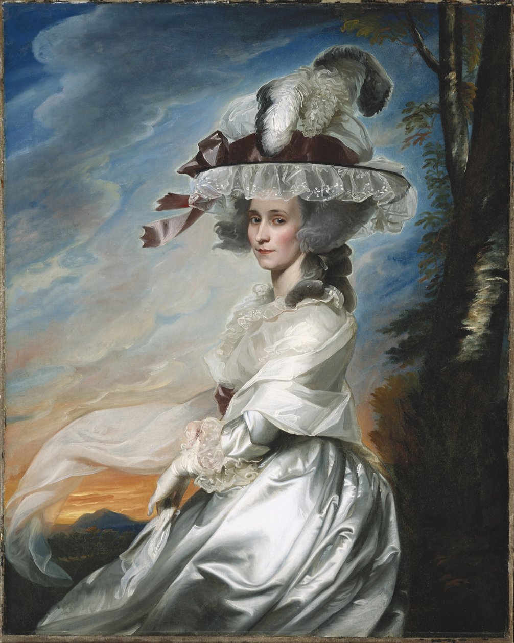 Abigael Bromfield Rogers, ca 1784 av John Singleton Copley