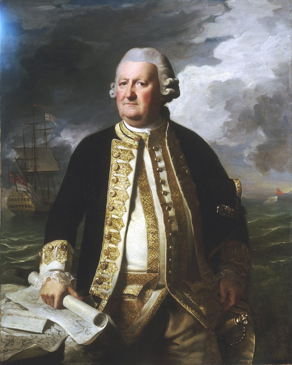 Amiral Clark Gayton (1720-1787) av John Singleton Copley