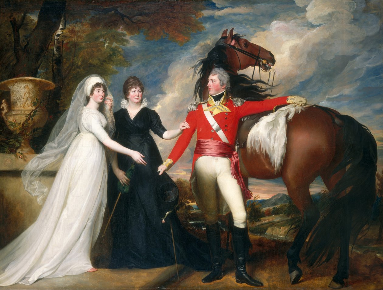 Överste William Fitch och hans systrar Sarah och Ann Fitch, 18001801. av John Singleton Copley