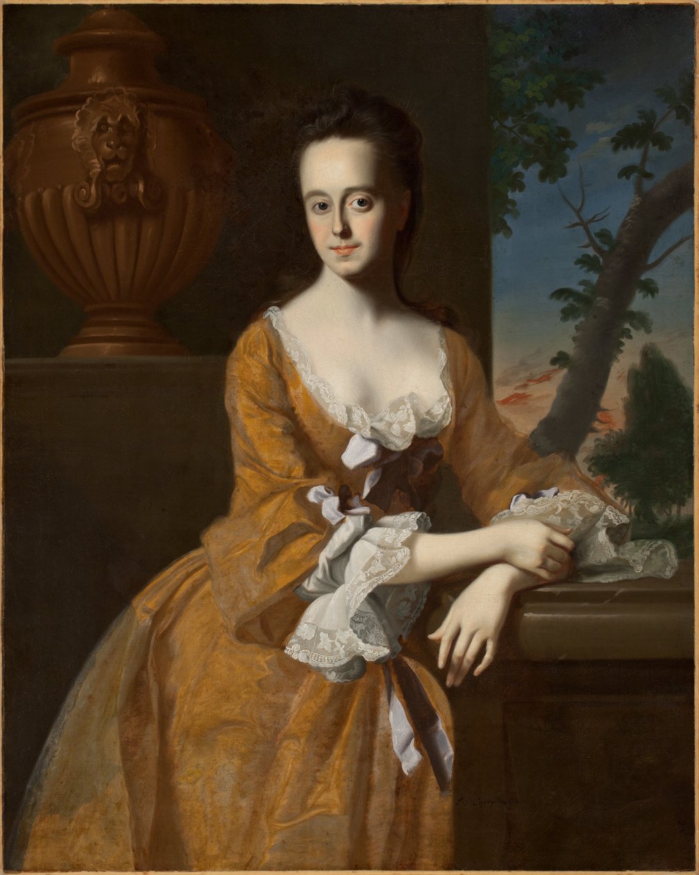 Mrs John Murray (Lucretia Chandler) (1730-68), 1763 av John Singleton Copley