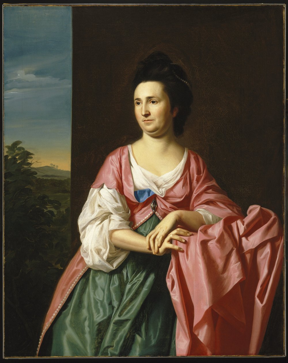 Mrs Sylvester Gardiner, född Abigail Pickman, tidigare Mrs William Eppes av John Singleton Copley