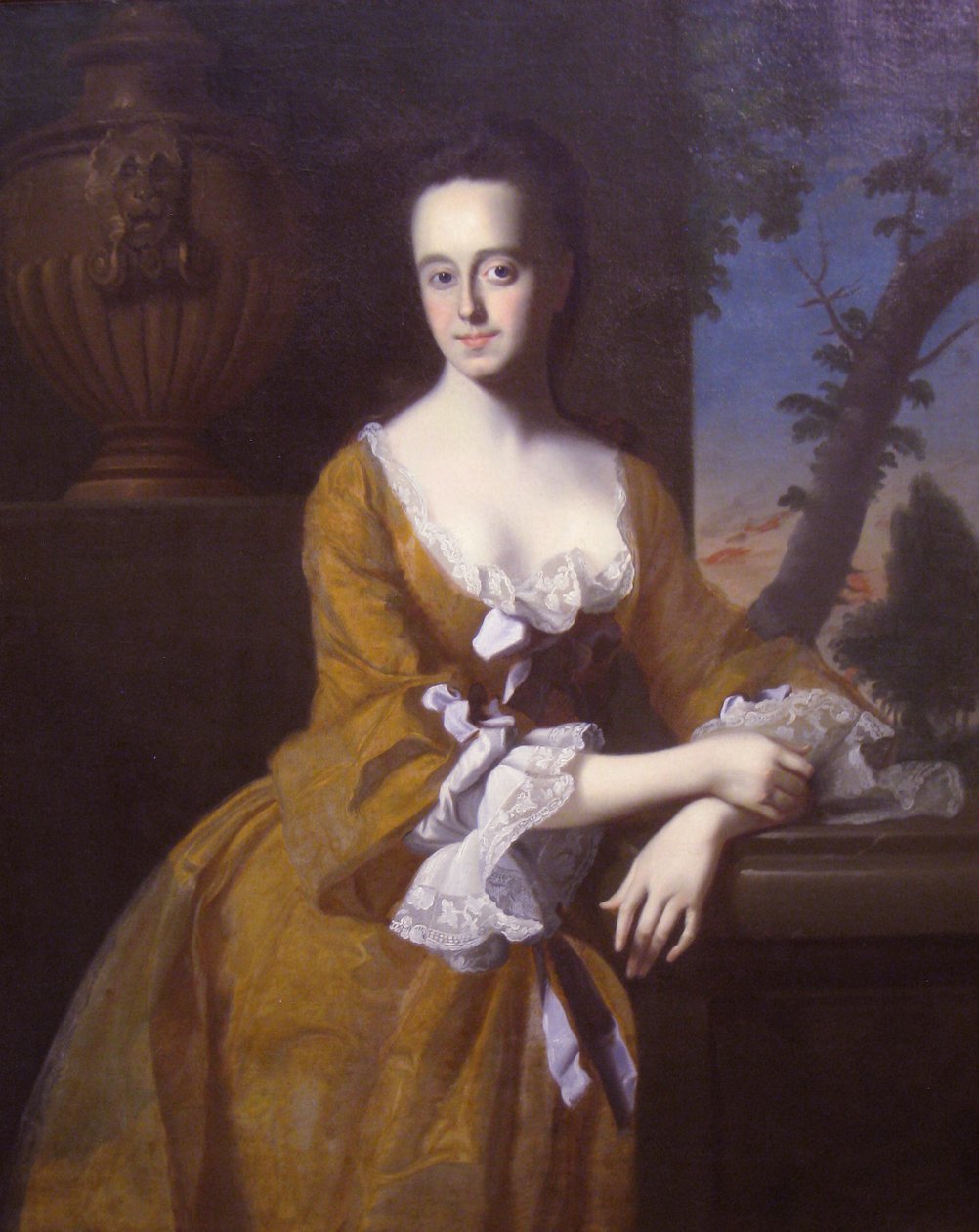 Porträtt av Lucretia Chandler, fru John Murray av John Singleton Copley