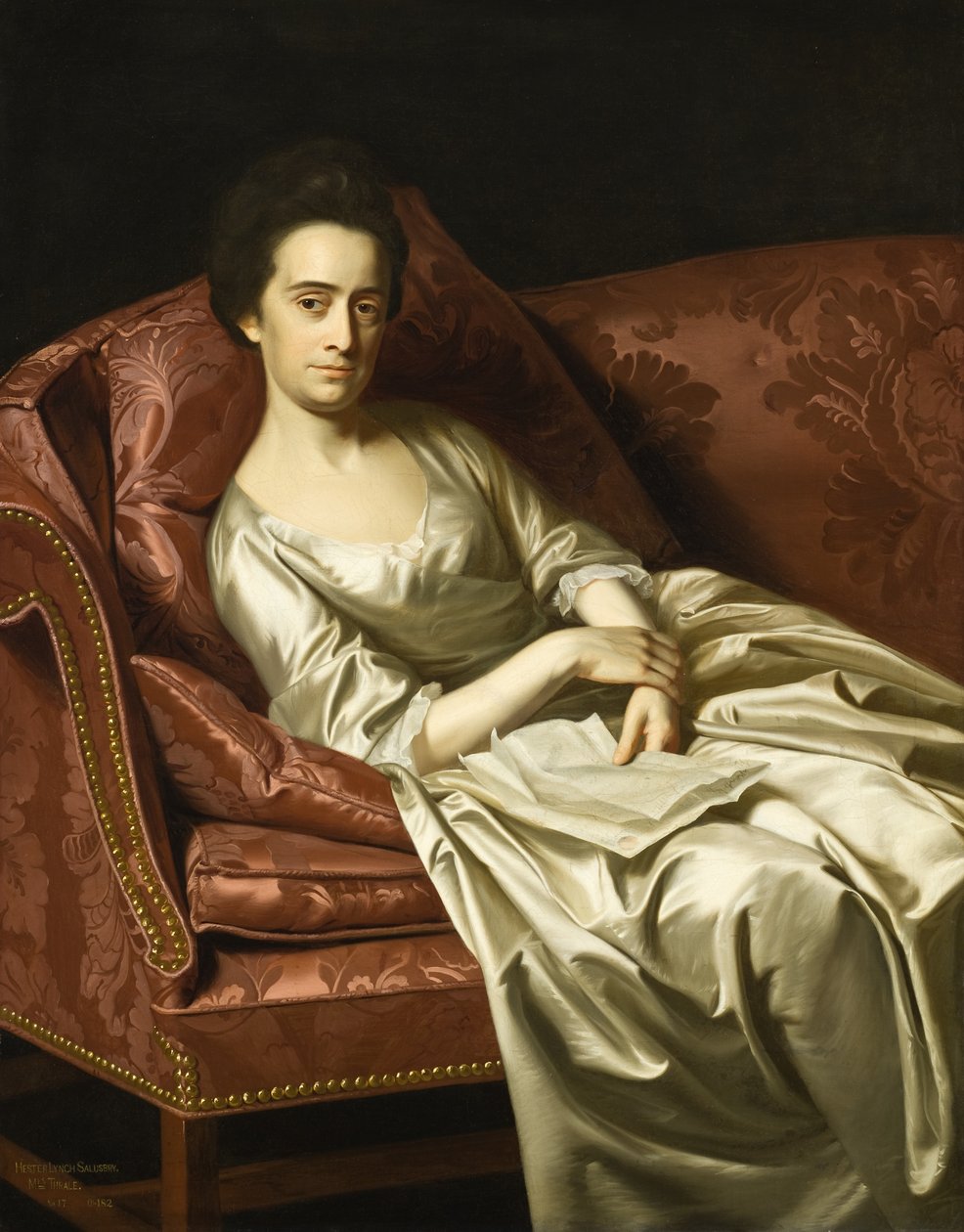 Porträtt av en dam av John Singleton Copley