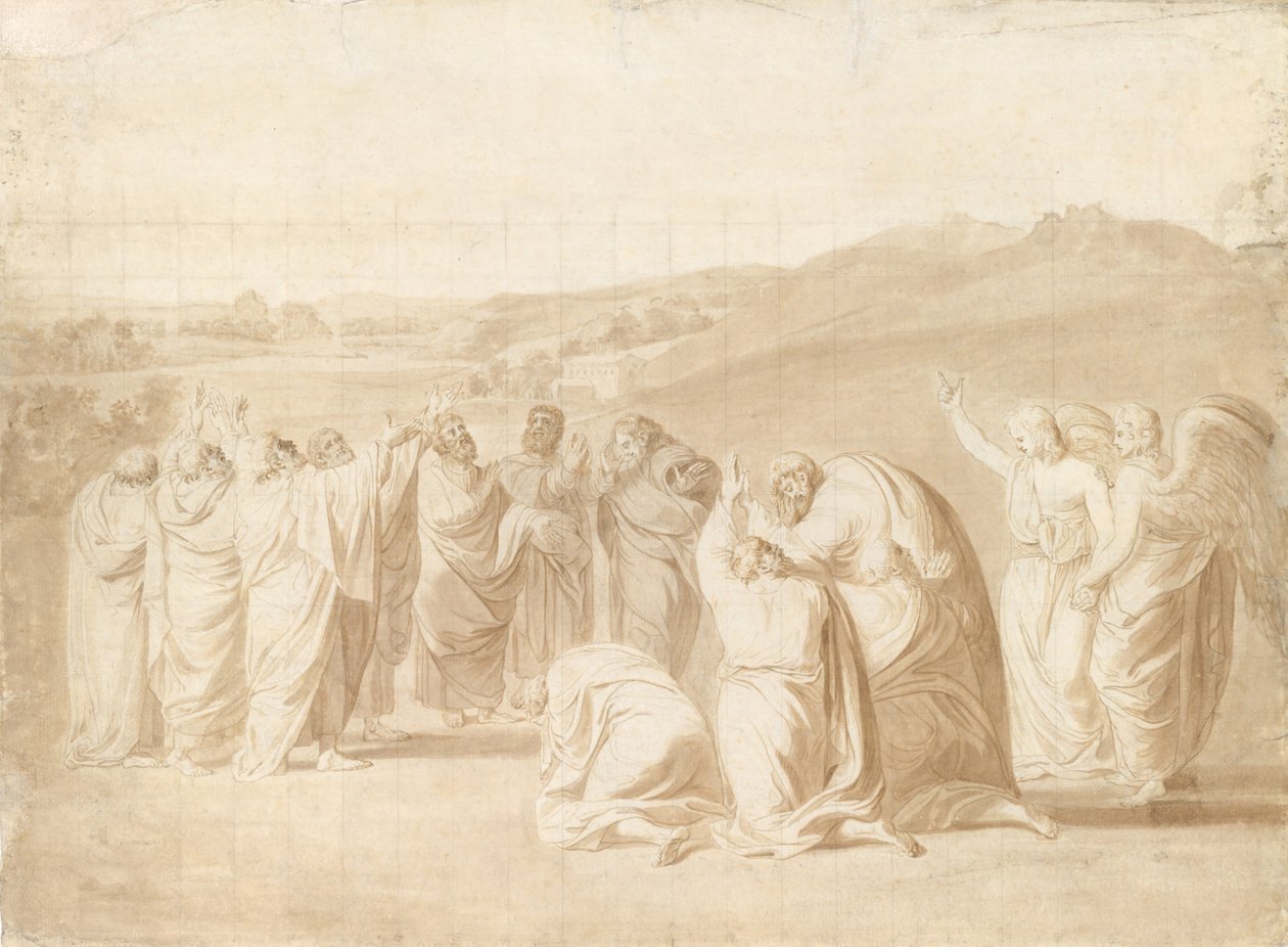 Studie för Ascension, 1774. av John Singleton Copley