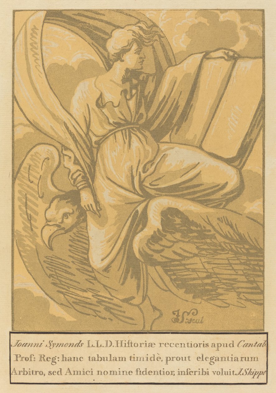 Sankt Johannes evangelisten av John Skippe after Parmigianino