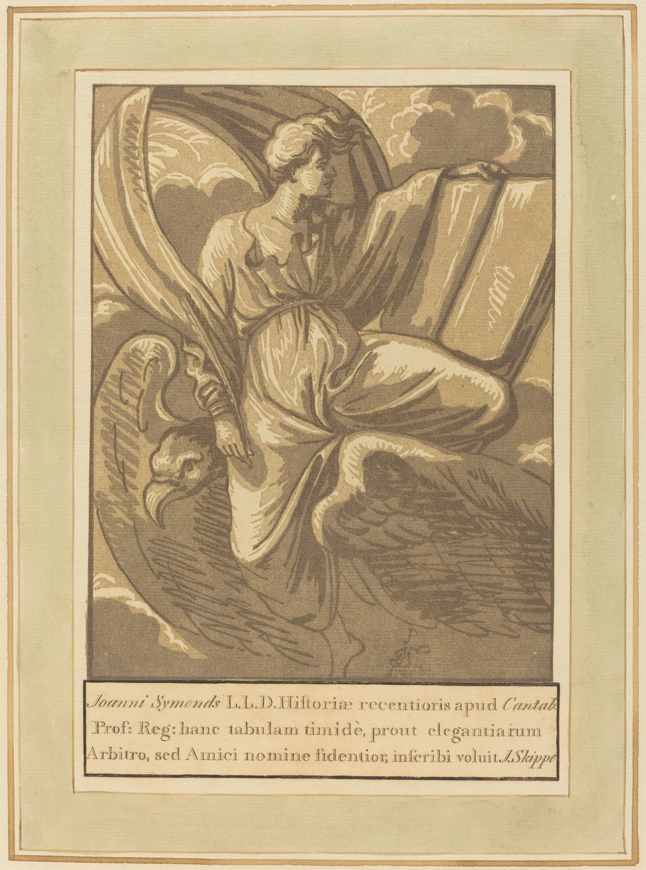 Sankt Johannes evangelisten av John Skippe after Parmigianino