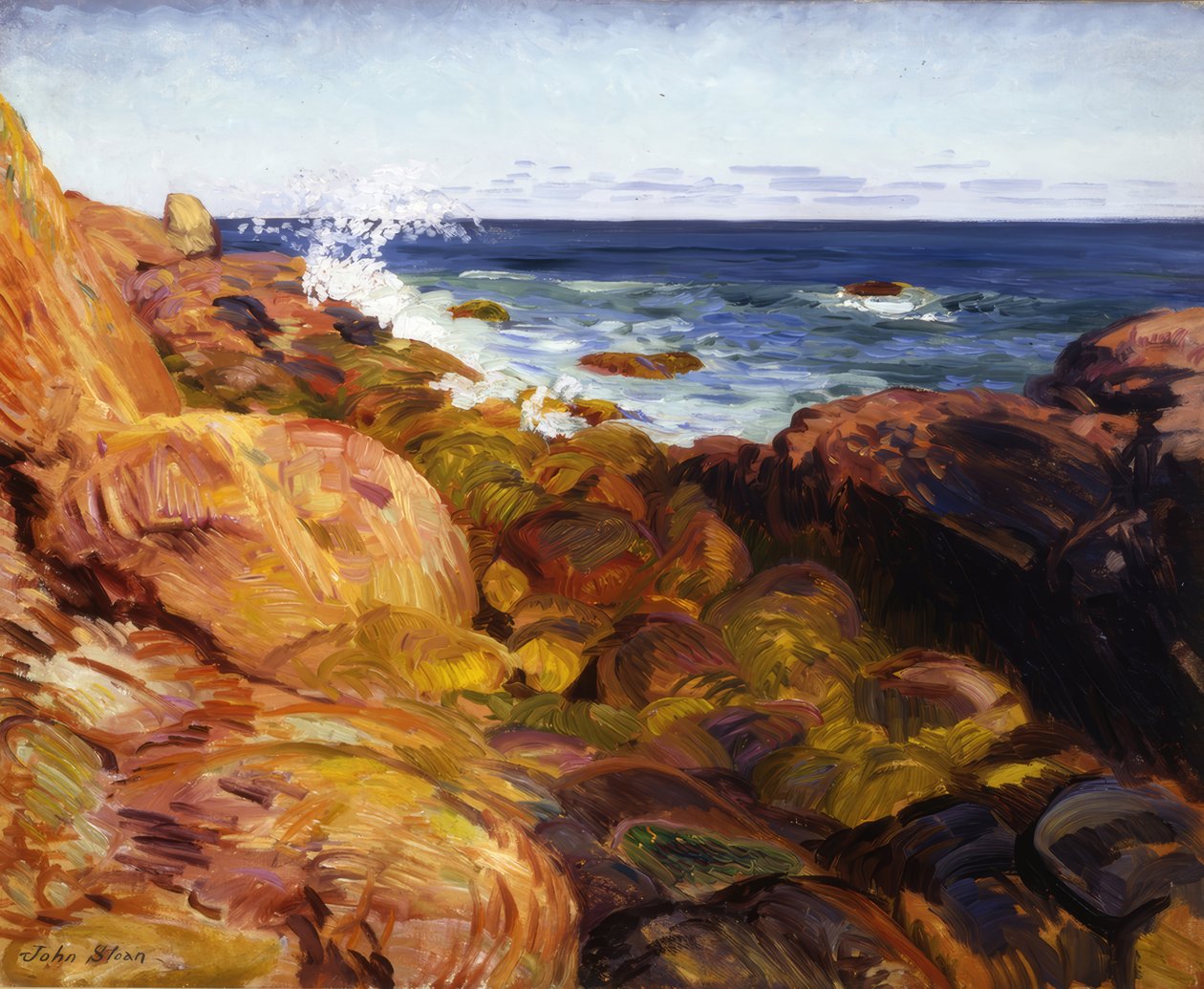 Ränna vid lågvatten av John Sloan