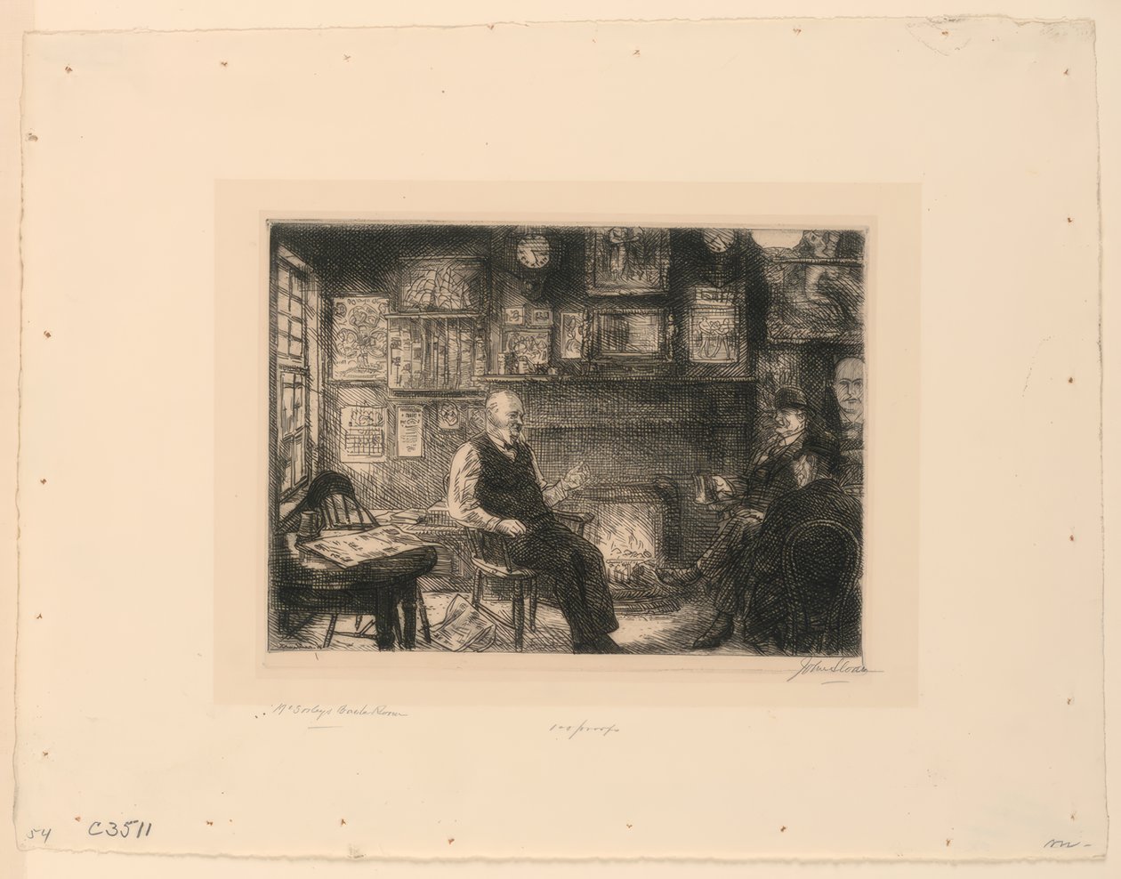 McSorleys bakrum av John French Sloan
