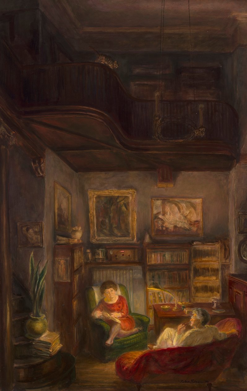 Vårt hörn av studion av John French Sloan