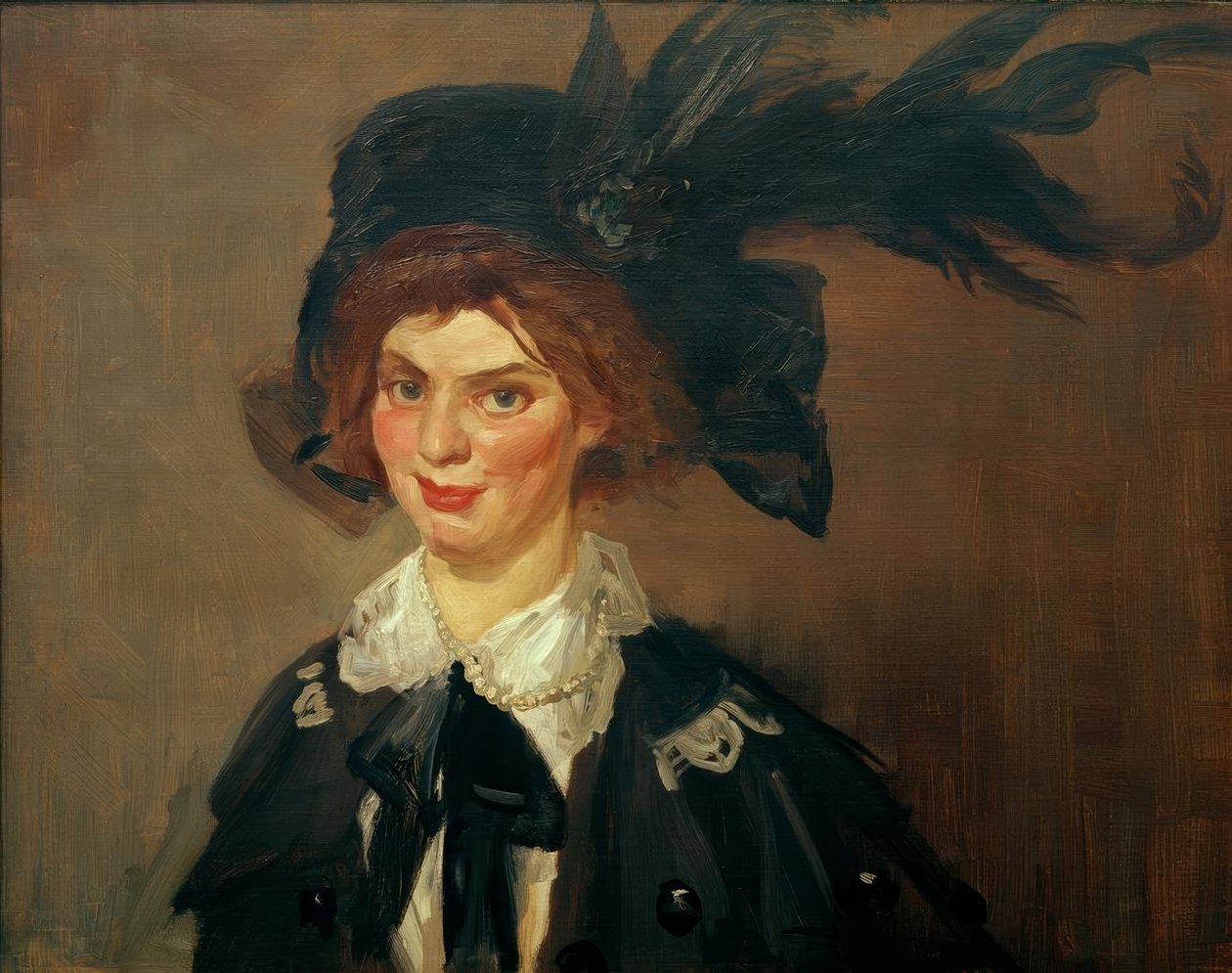 Höken (Yolande i stor hatt) av John French Sloan