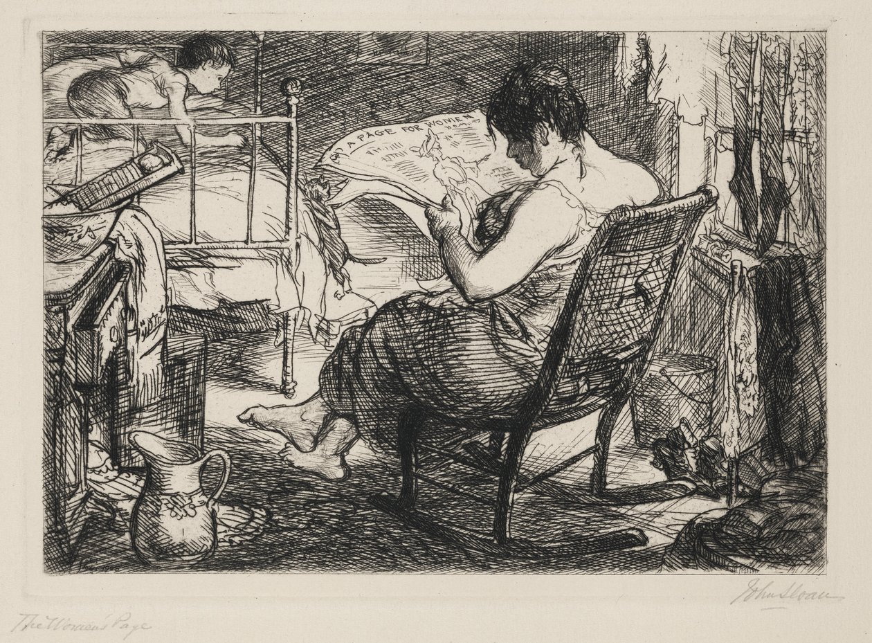 Kvinnans sida av John French Sloan