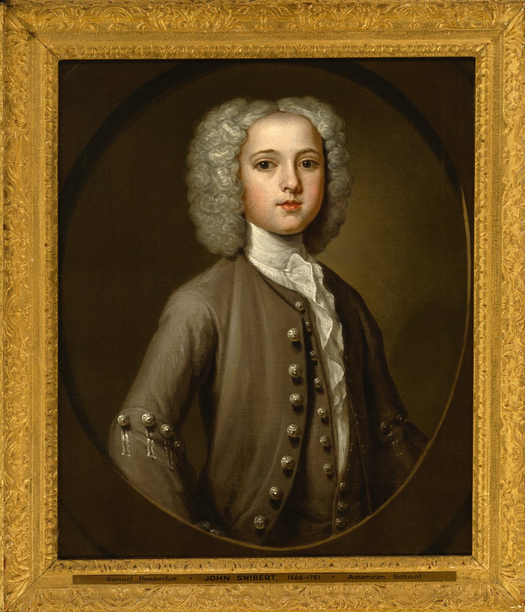 Porträtt av Samuel Pemberton, 1734 av John Smibert