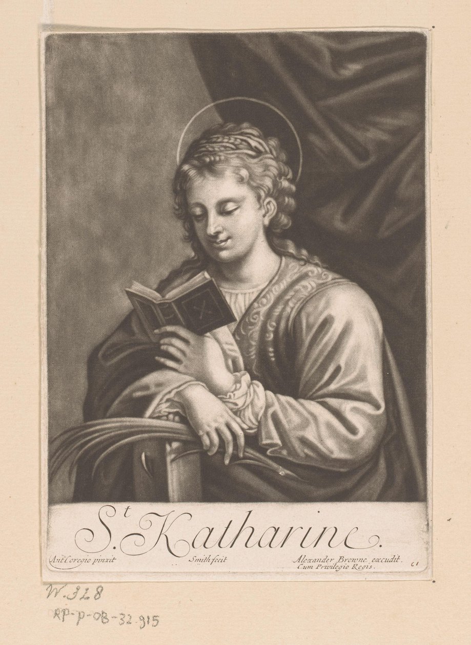 Den heliga Katarina av Alexandria av John Smith