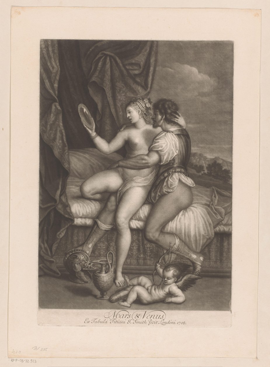 Mars och Venus i sängen Mars & Venus (titel på objekt) Love Affaires of the Gods (serietitel) Loves of the Gods (serietitel) av John Smith