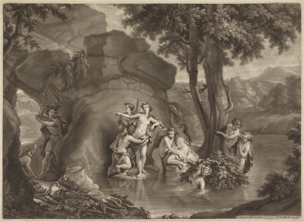 Diana och Acteon av John Smith