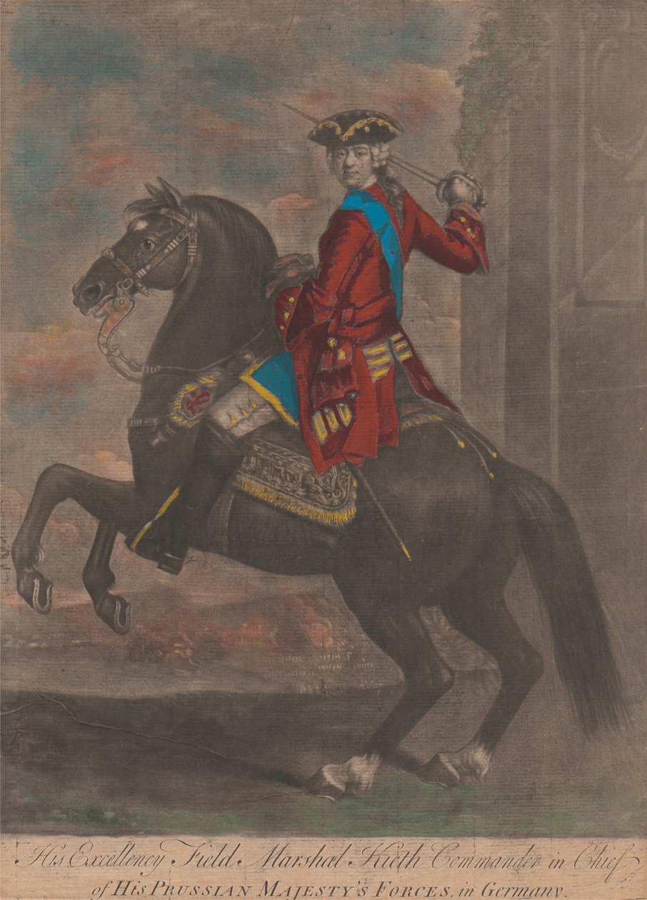Hans excellens fältmarskalk Keith chef för Hans preussiska majestäts styrkor i Tyskland av John Smith