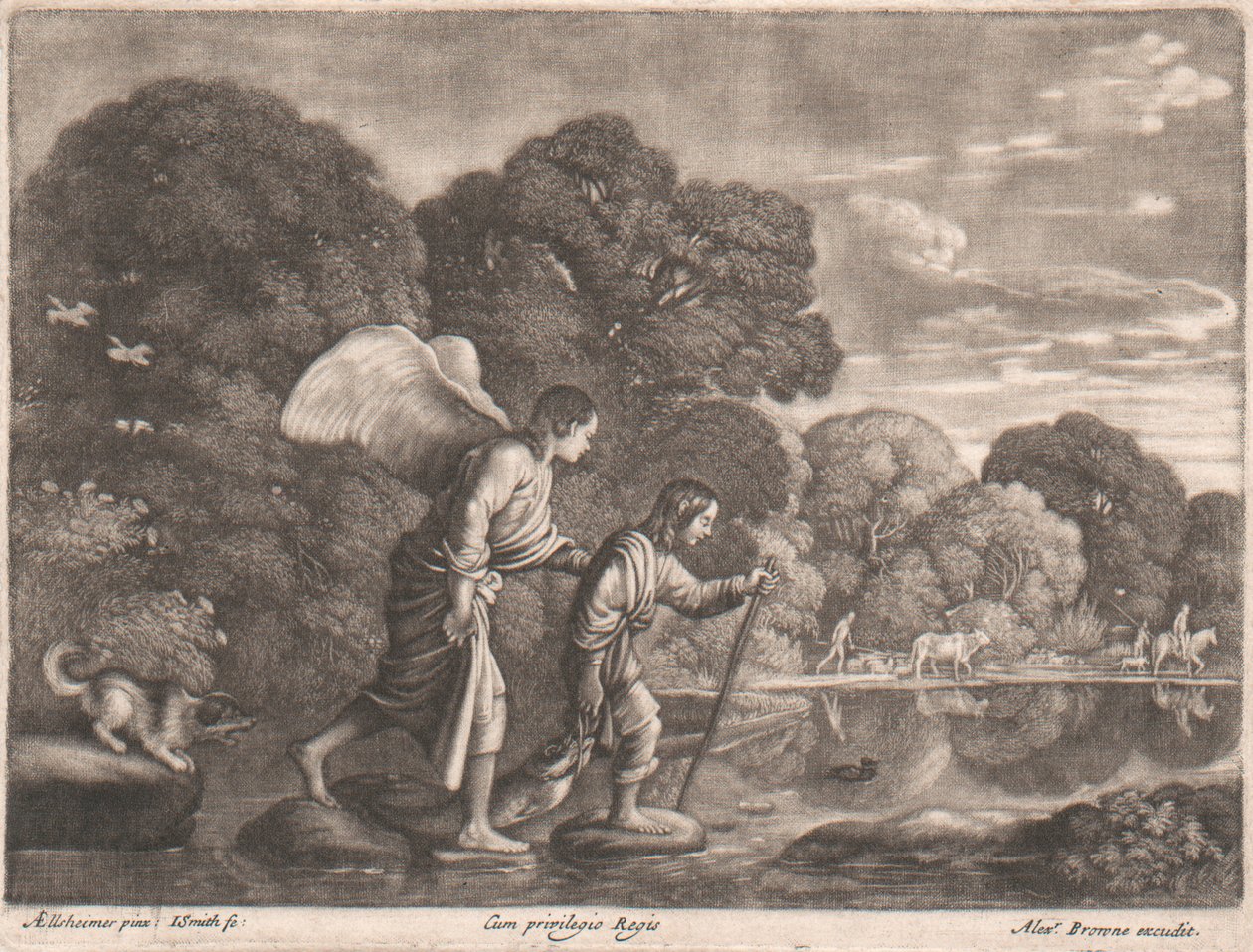 Tobit och ängeln av John Smith