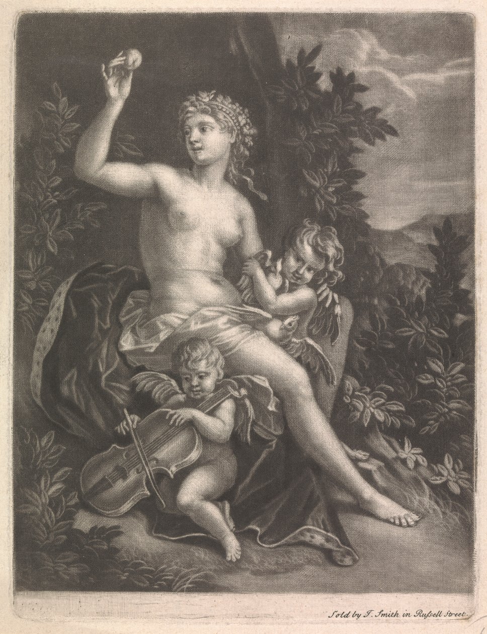 Venus håller i Paris äpple av John Smith