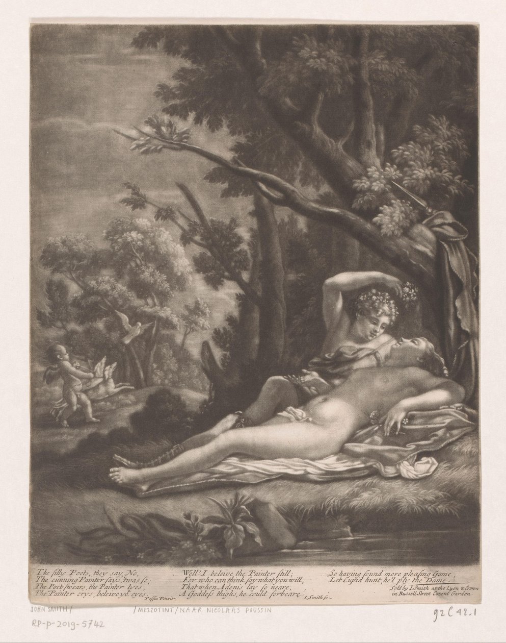 Venus en Adonis av John Smith