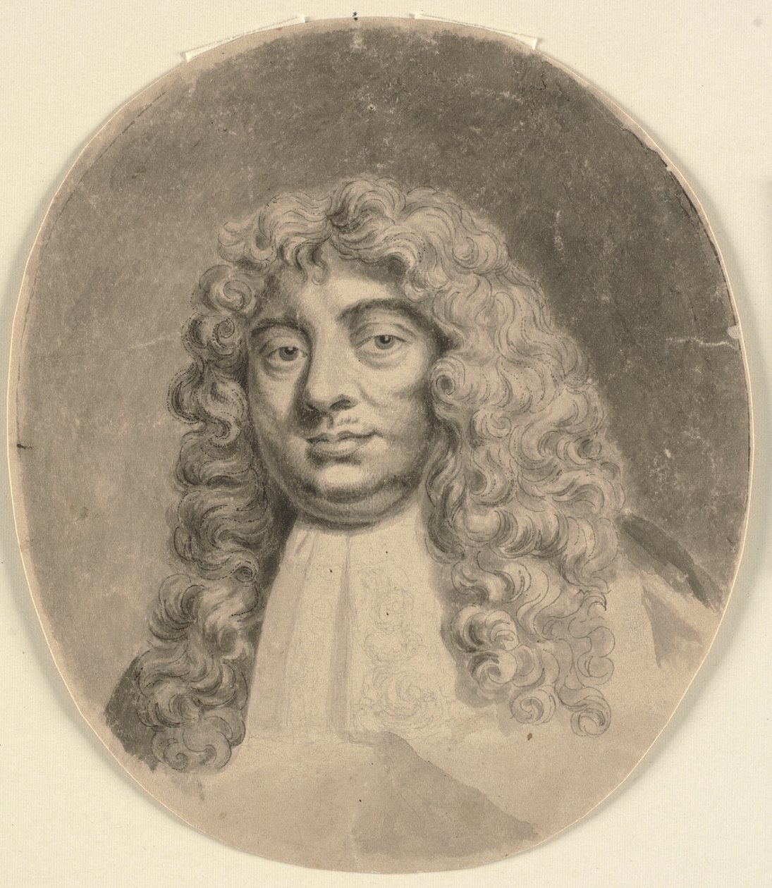 Huvud- och axelporträtt av en man, efter ett 1600-talsporträtt (The Earl of Lauderdale) av John Sparrow