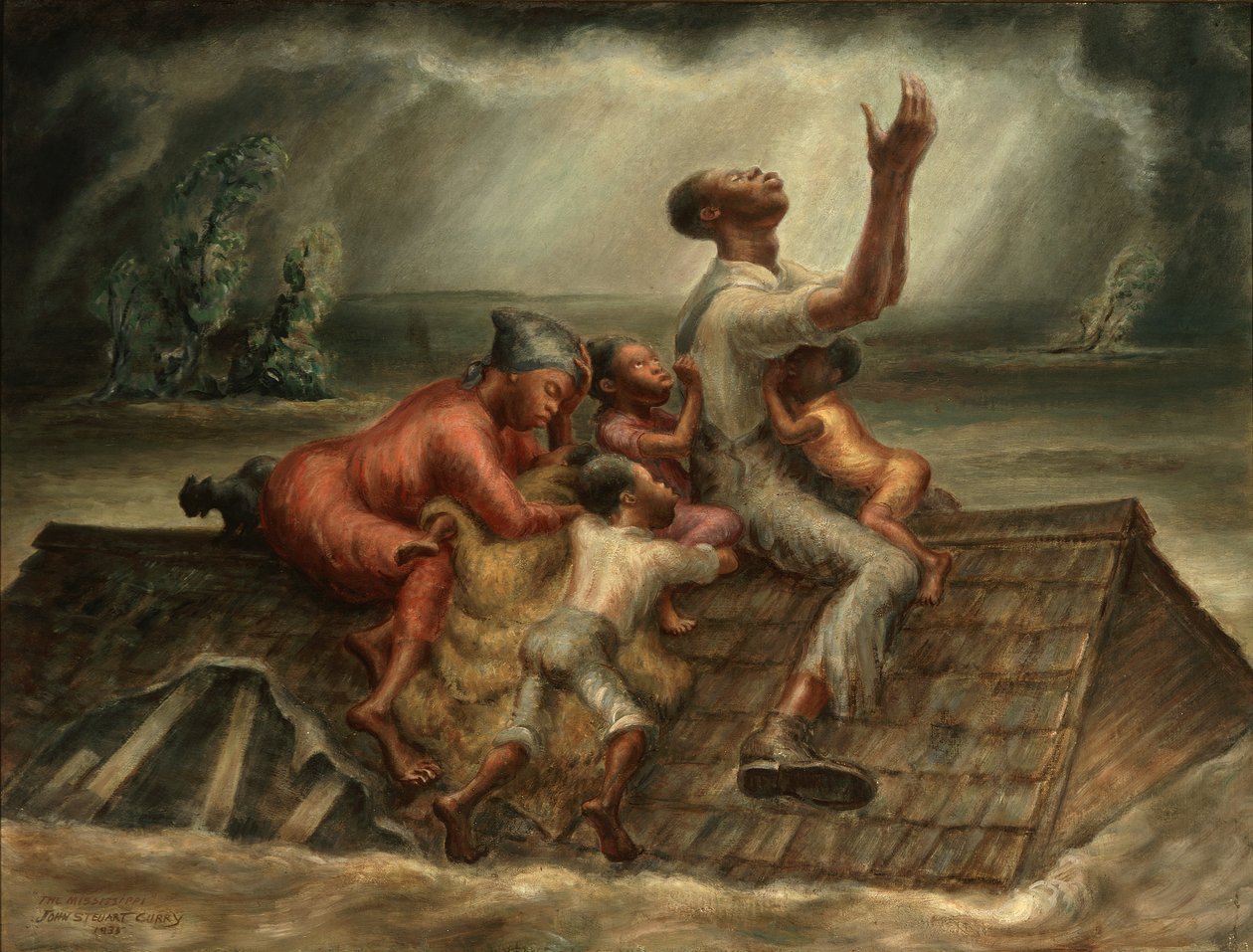 Mississippi av John Steuart Curry