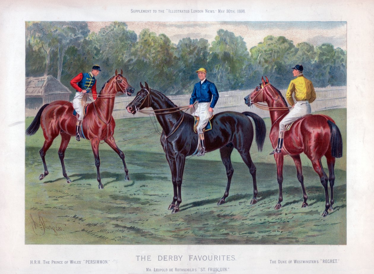 Derbyfavoriterna, 30 maj 1896 av John Sturgess