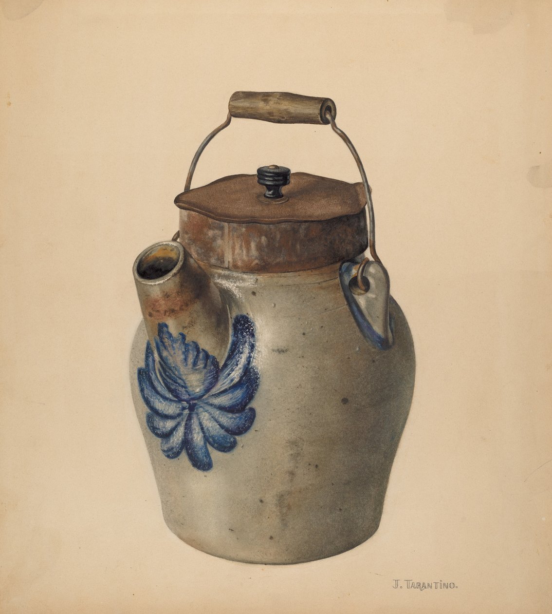 Smetkanna, ca. 1938. av John Tarantino