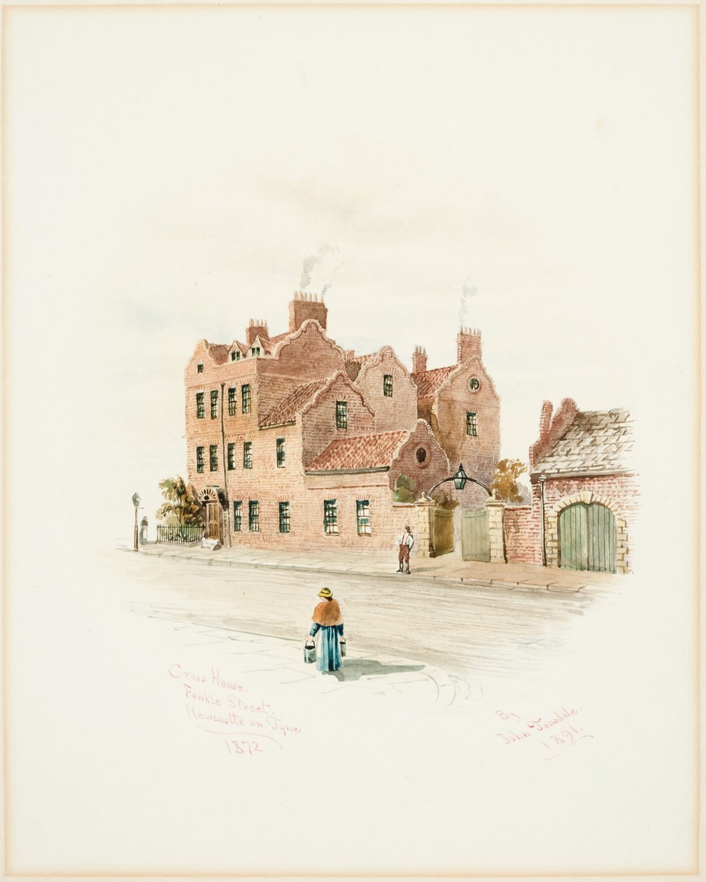 Cross House, Fenkle Street, Newcastle upon Tyne (färg) av John Teasdale