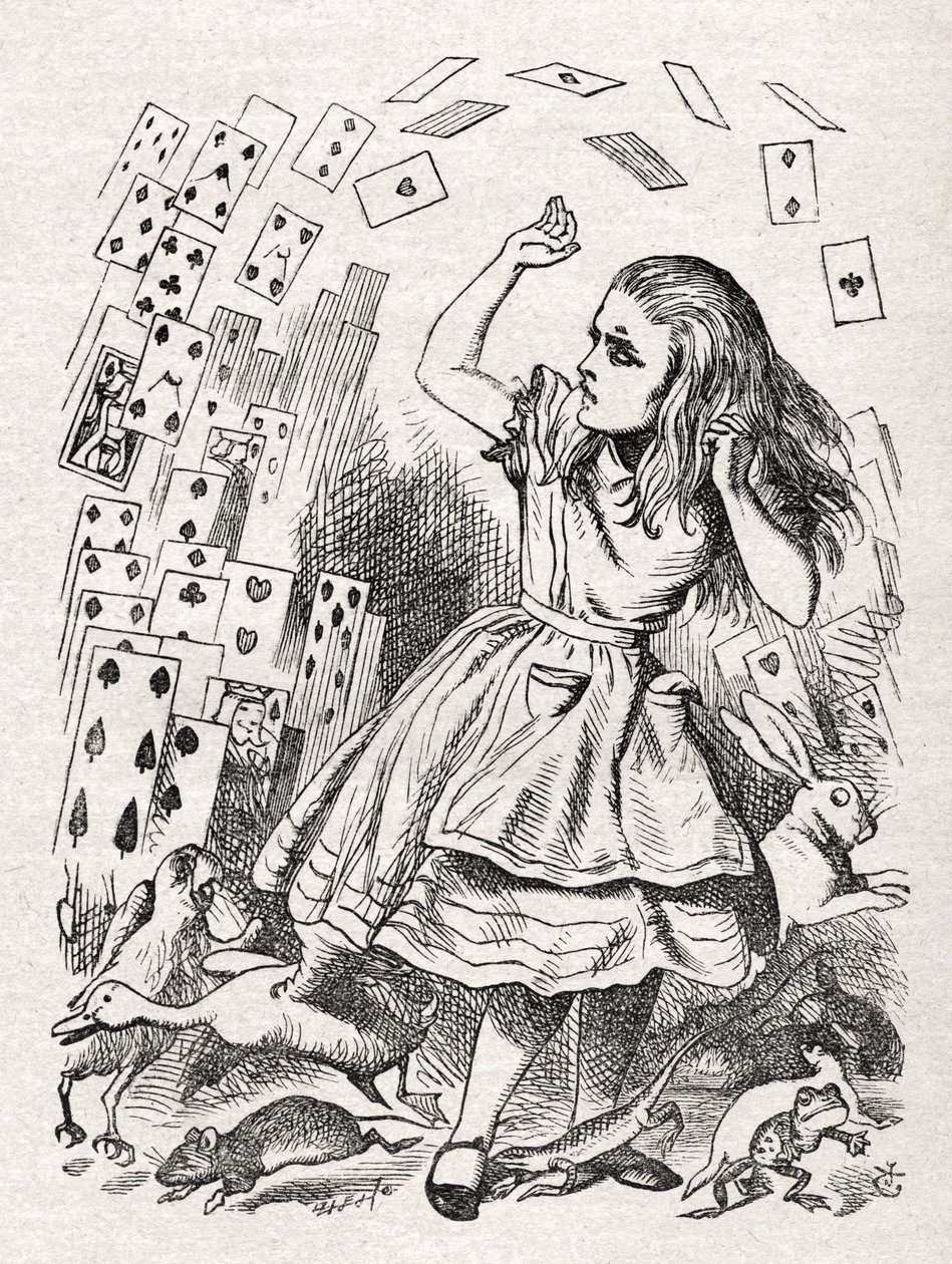 Alice - återvänder från av John Tenniel