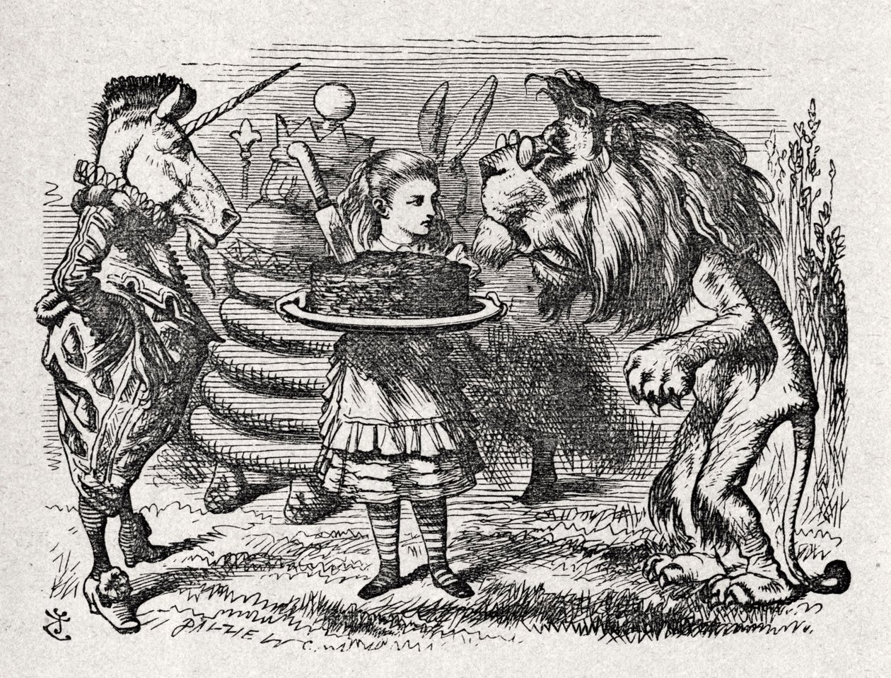 Lejonet Alice och av John Tenniel