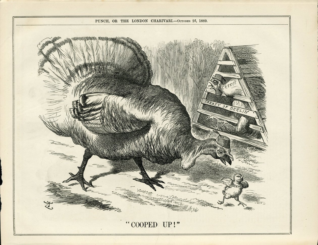 Illustration av John Tenniel (1820-1914) i Punch av John Tenniel