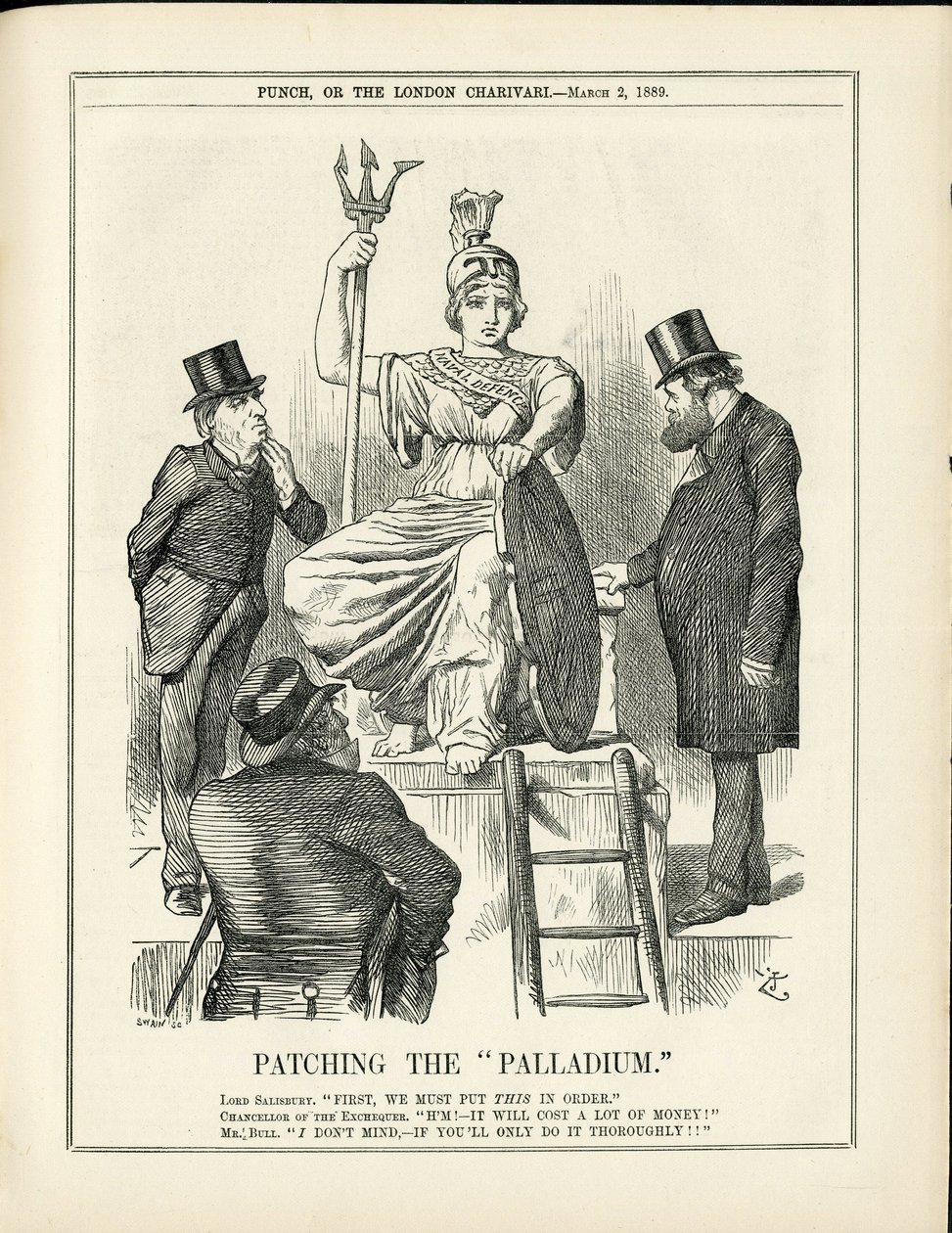 Illustration av John Tenniel (1820-1914) i Punch av John Tenniel