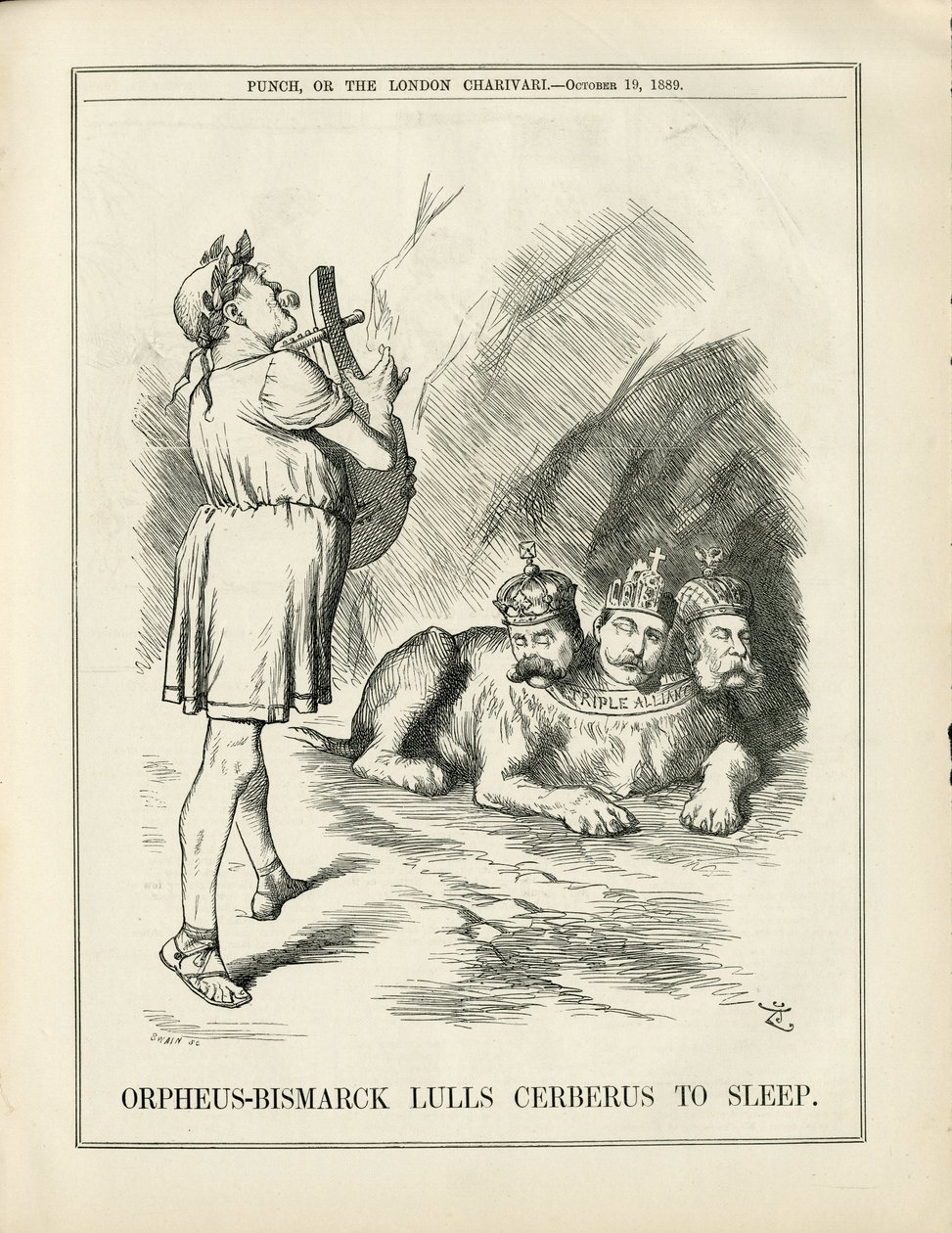 Illustration av John Tenniel (1820-1914) i Punch av John Tenniel