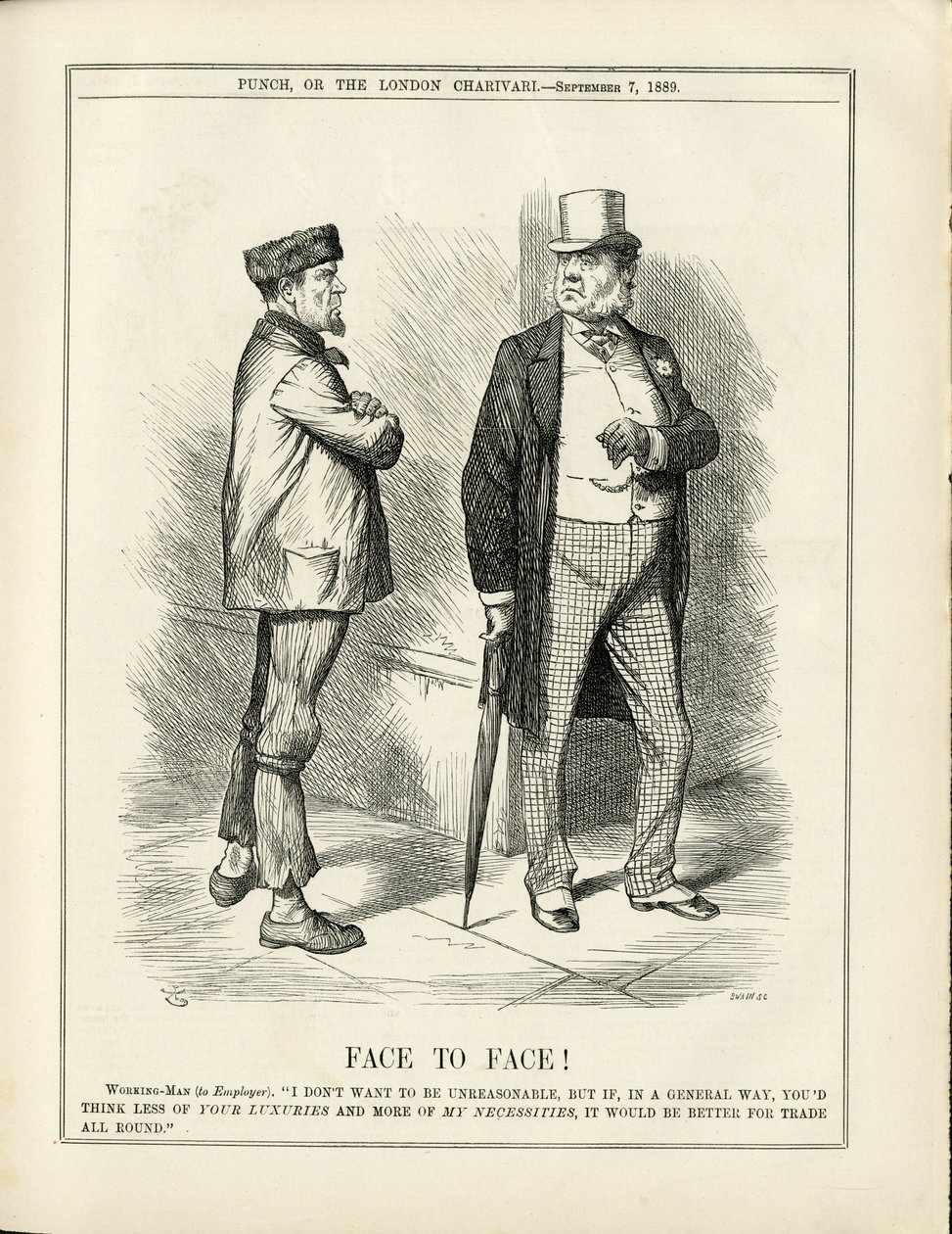 Illustration av John Tenniel (1820-1914) i Punch av John Tenniel