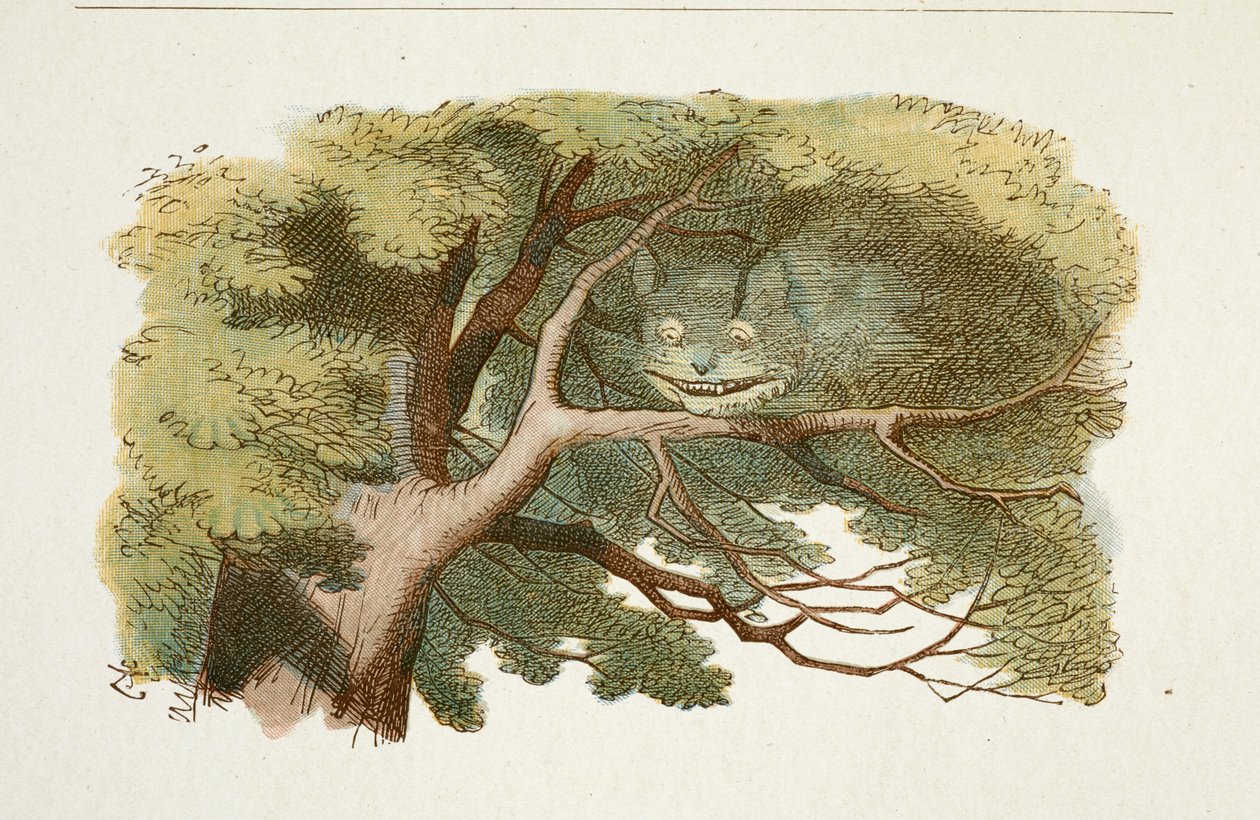 ""The Cheshire Cat"" Tallrik från ""Alice in Wonderland"" (Alice