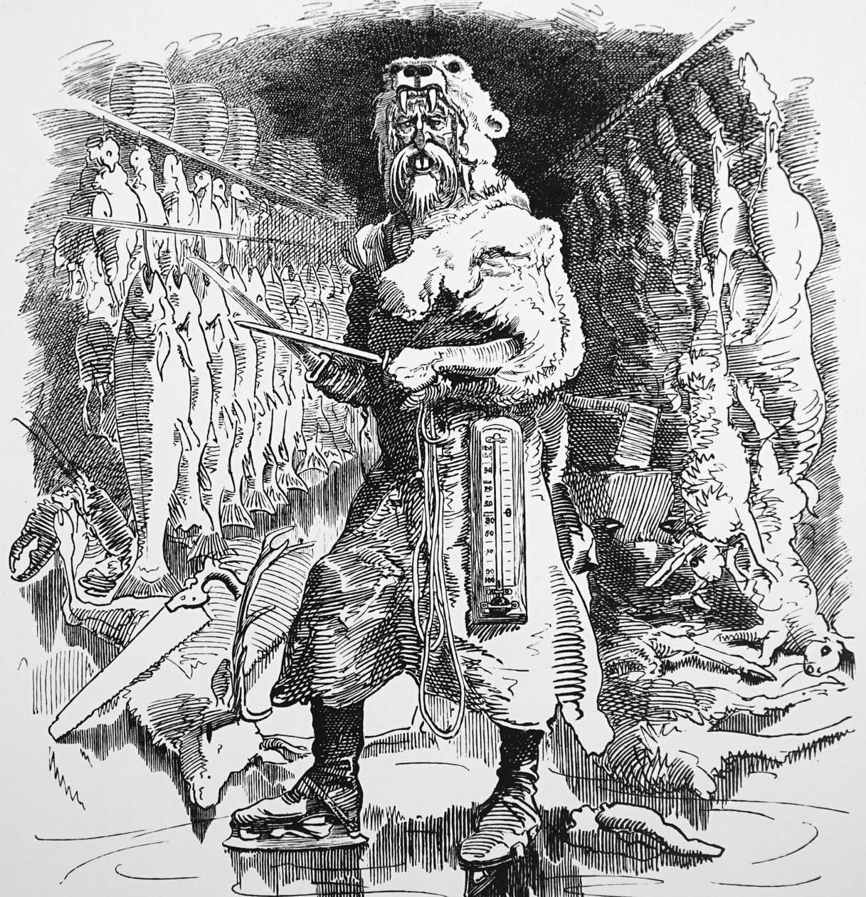 Punchs syn på den framtida betydelsen av kylning av John Tenniel