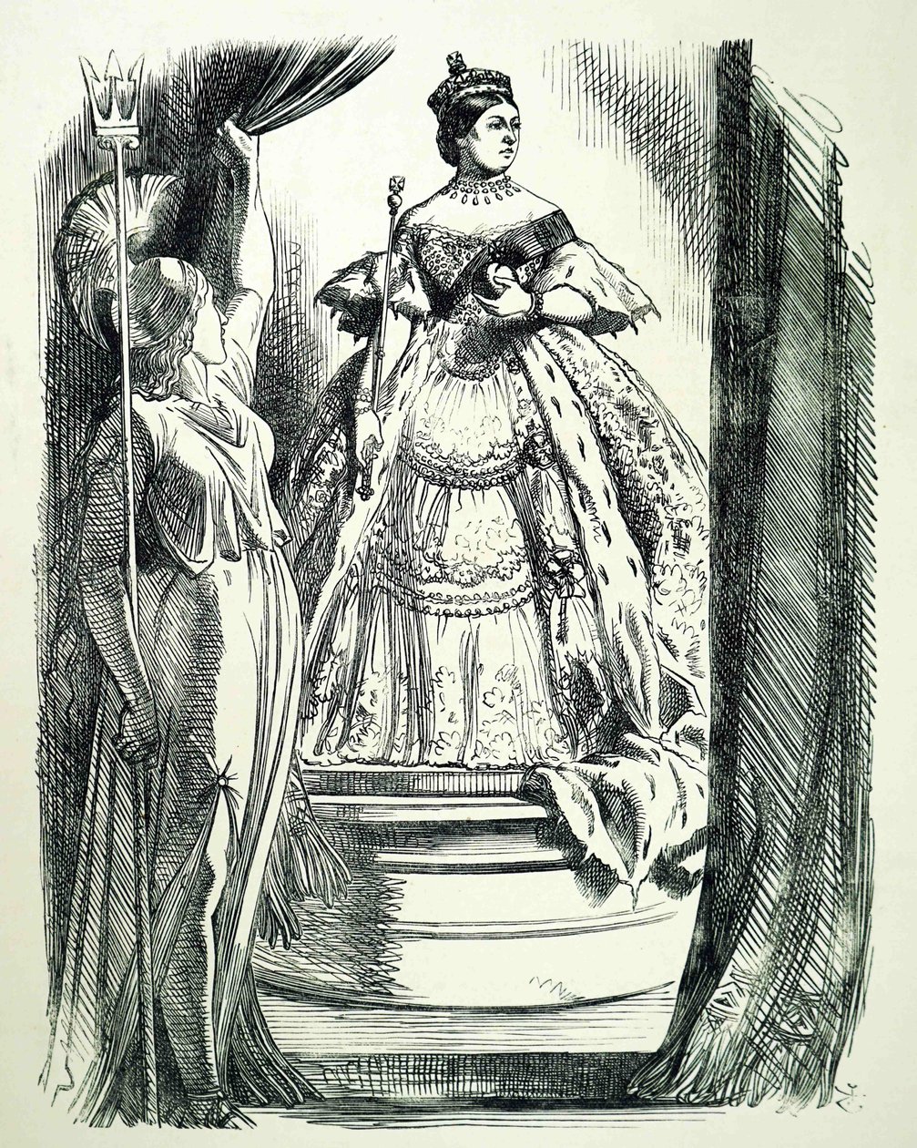 Drottning Victoria. av John Tenniel