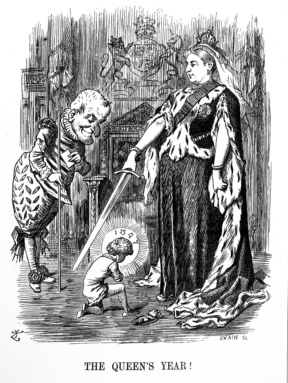 Drottning Victorias diamantjubileum av John Tenniel