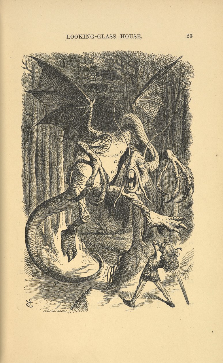 Jabberwocky. av John Tenniel