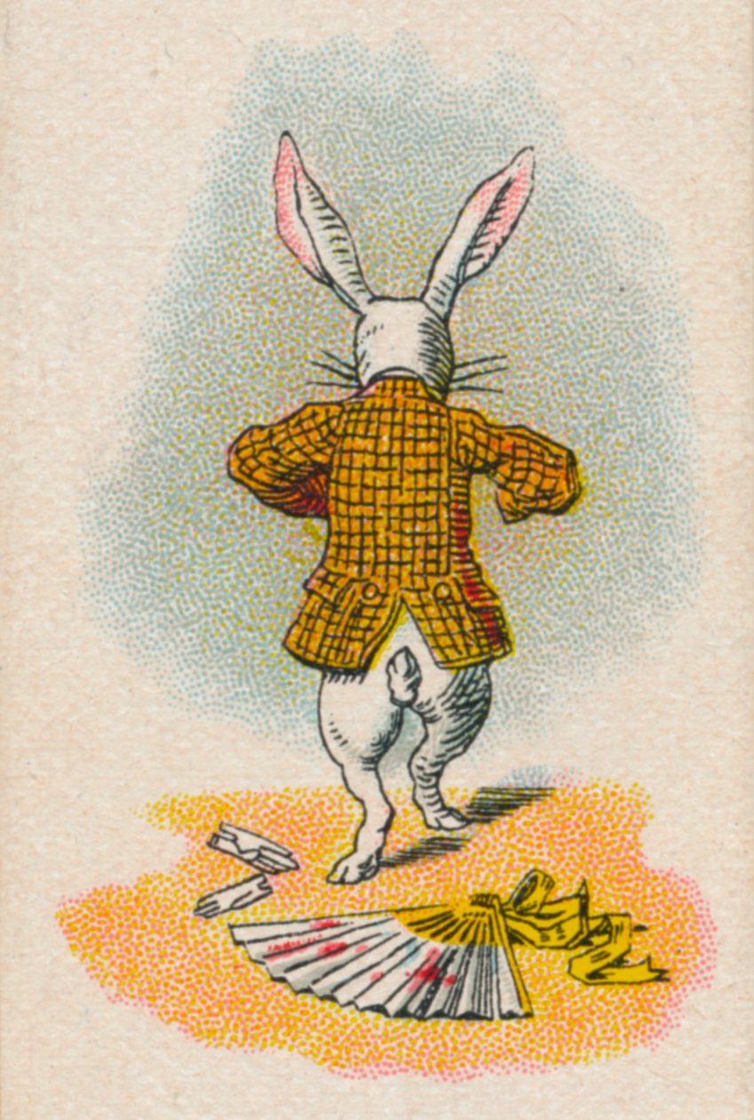 Kaninen springer iväg, 1930 av John Tenniel