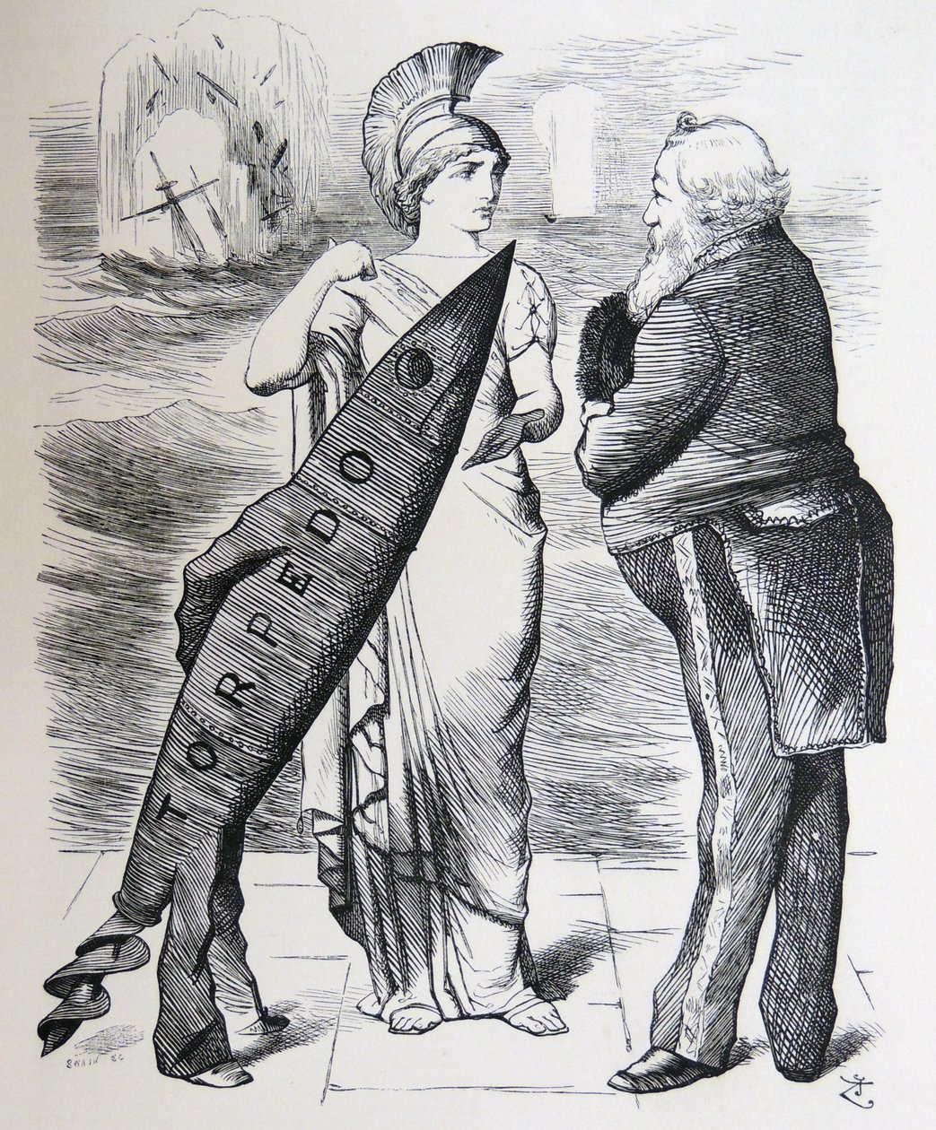 Whitehead torped av John Tenniel