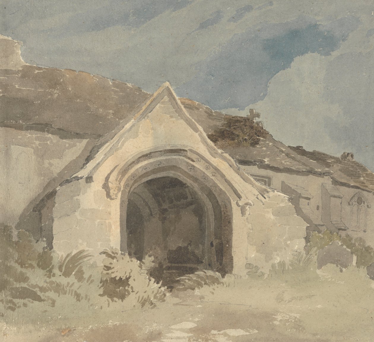 En kyrka veranda av John Thirtle