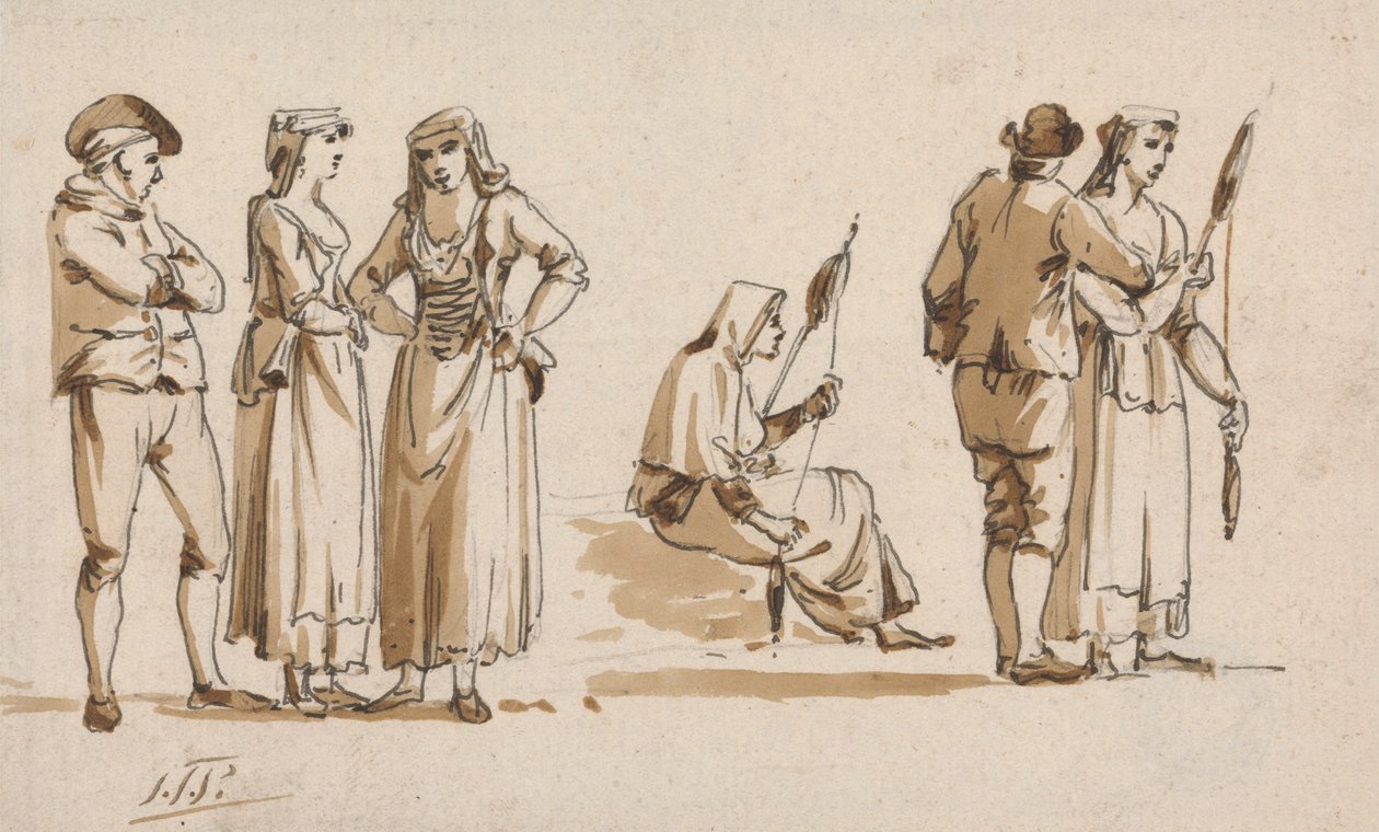 italienska bönder av John Thomas Serres