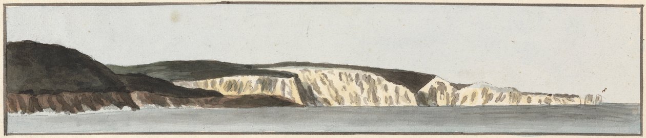 Piveral Point (en av fem ritningar på ett fäste) av John Thomas Serres