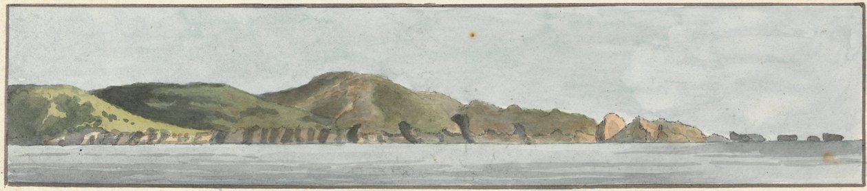 The Start Point, North East by North (en av fem ritningar på ett fäste) av John Thomas Serres